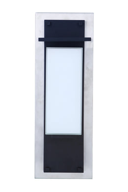 Craftmade - ZA2522-SSMN-LED - LED Outdoor Lantern - Heights - Stainless Steel/Midnight
