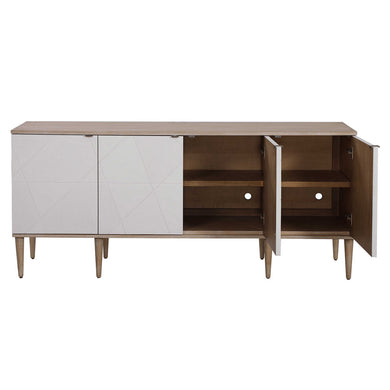 Uttermost - 25101 - Sideboard Cabinet - Tightrope - Natural Oak