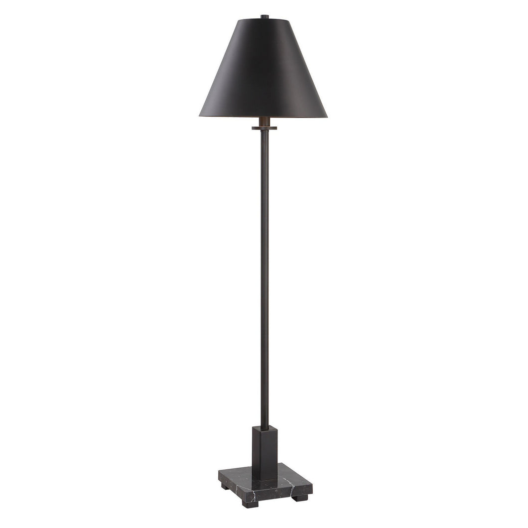Uttermost - 30153-1 - One Light Buffet Lamp - Pilot - Satin Black