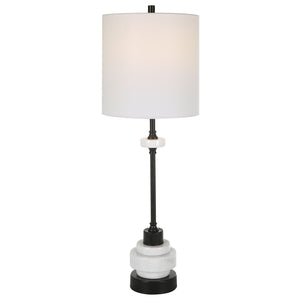Uttermost - 30186-1 - One Light Buffet Lamp - Alliance - Satin Black