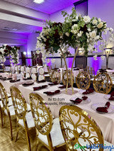 Floral & Centerpiece Riser Stand "The Arc" - 4 Feet Tall - Gold