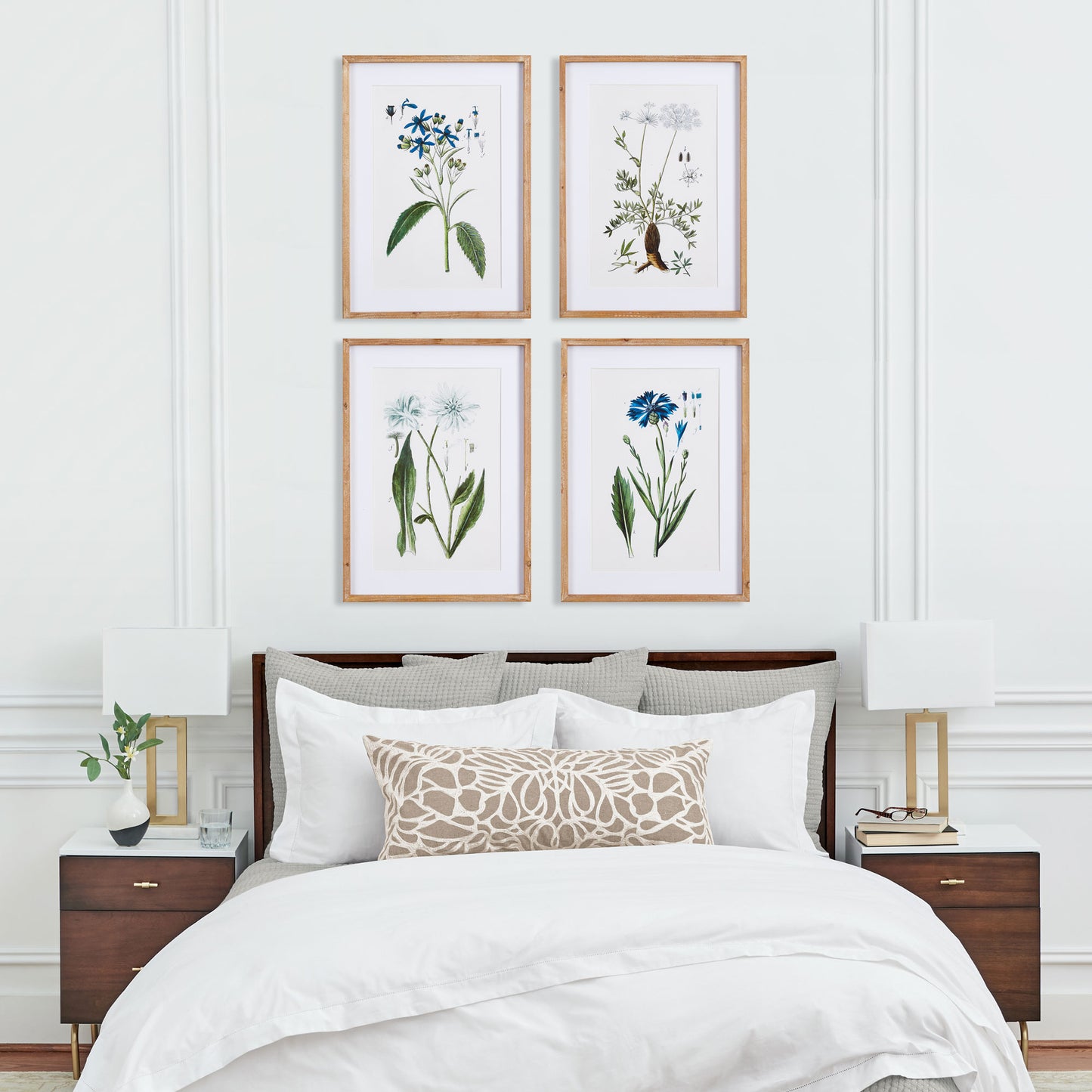 MOUNTAIN BOTANICAL PRINTS, SET OF 4