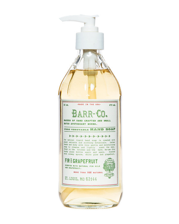 Fir & Grapefruit Liquid Hand Soap - Barr-Co.