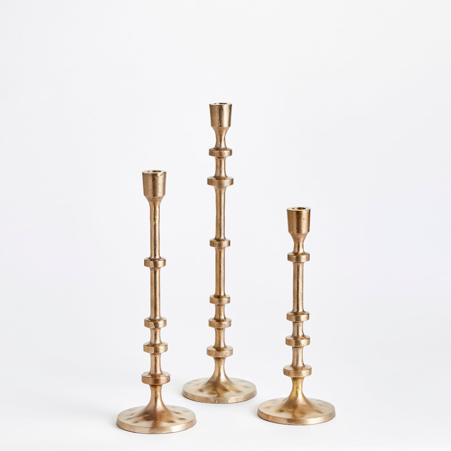 Abacus Taper Holders, Set Of 3