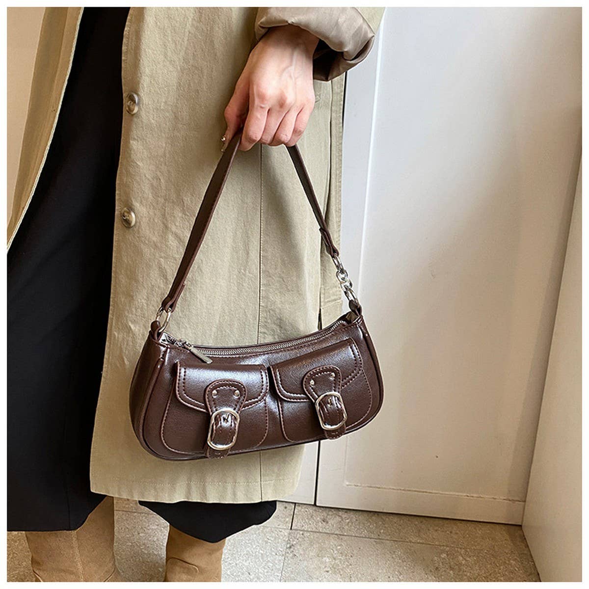 Fashion Mini Handbag – Versatile Crossbody Bag_CUAB00320: MUDCOLOR / (OS) 1