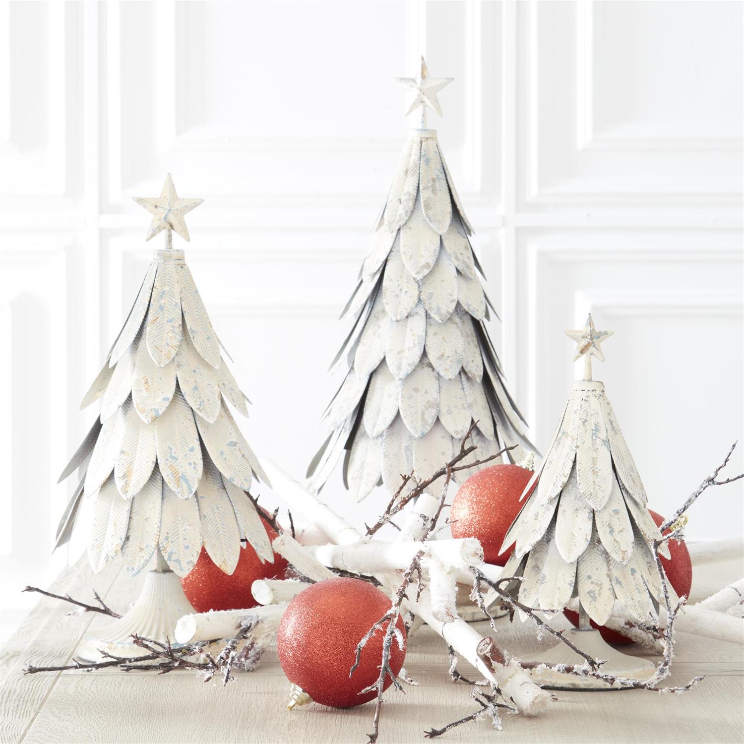 41 Inch Icy Birch Branch w/ Twigs