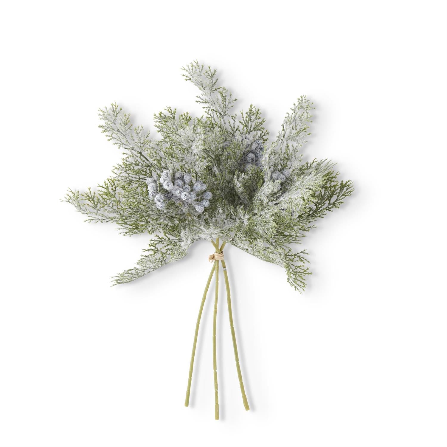 13.5 Inch Cedar w/Berries Bundle (3 Stem)