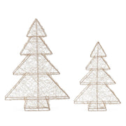 Electric LED Silver Christmas Trees
