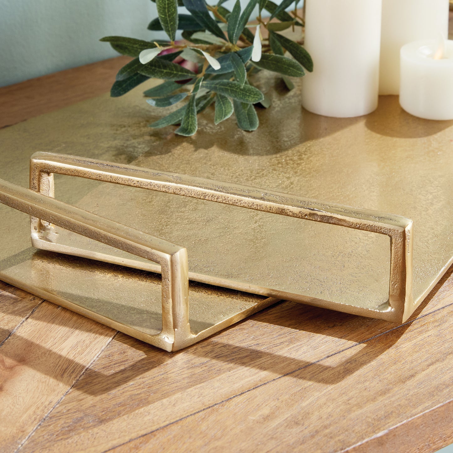 Elora Decorative Trays, Set Of 2