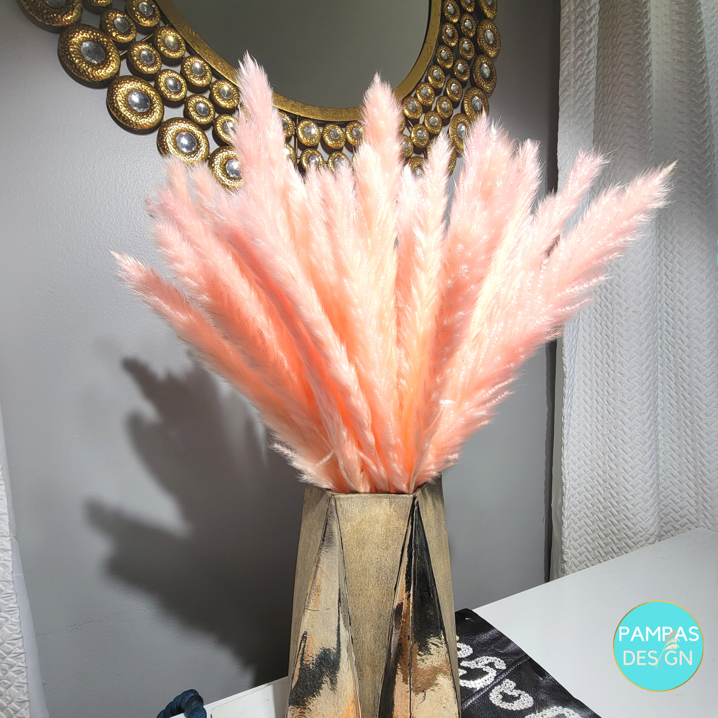 Pampas Grass Brown 30 Stems: 30 Stems / Natural Brown