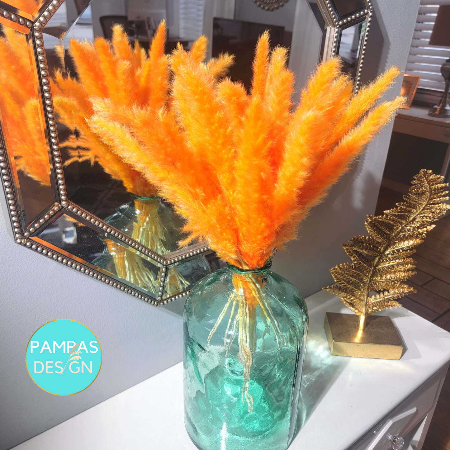 Pampas Grass Brown 30 Stems: 30 Stems / Natural Brown