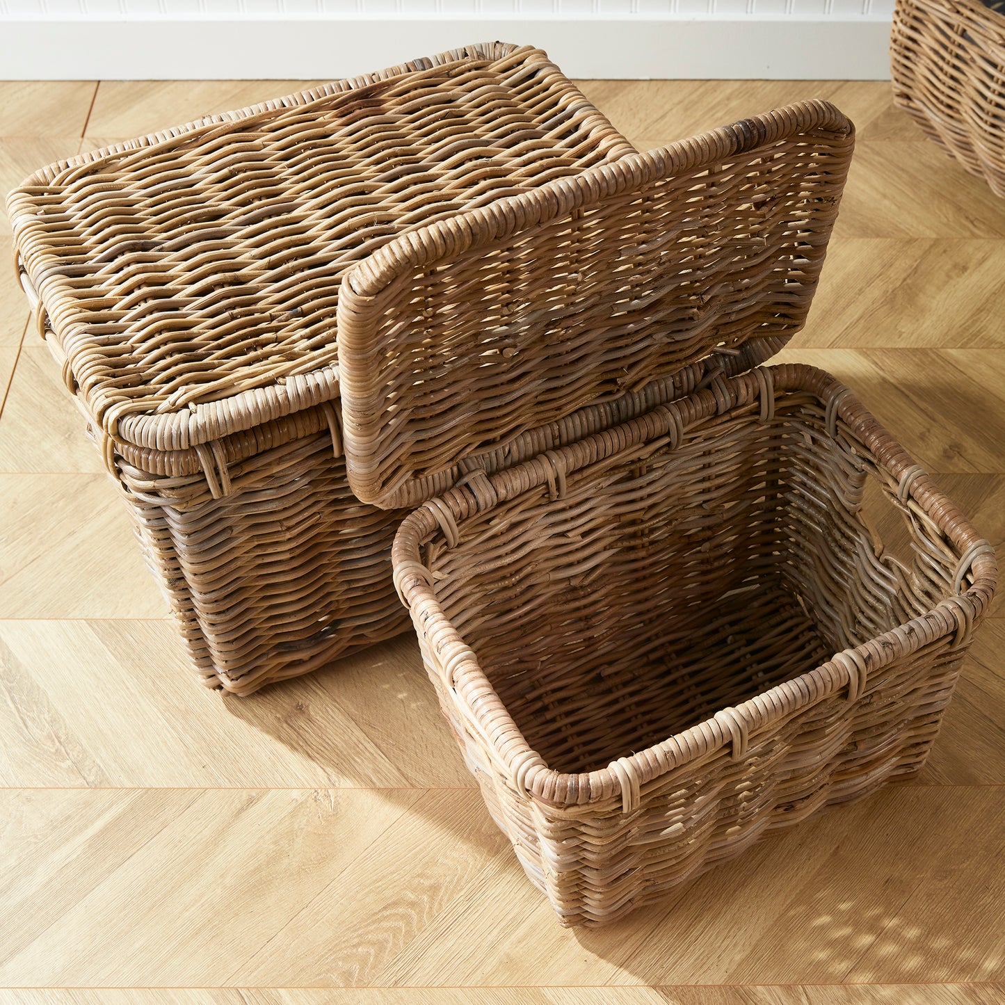 RUTHIE STORAGE TRUNKS, SET OF 2