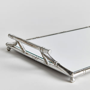 Daphne Mirrored Tray With Handles