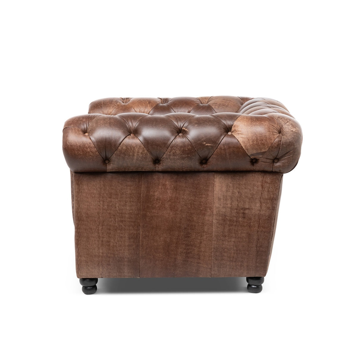 Barrington Tufted Leather Chair | Classic Tufted Leather Seating