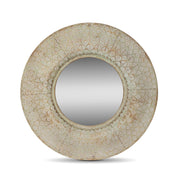 Athena Patina Pattern Mirror | Antique Green & Rusty Finish