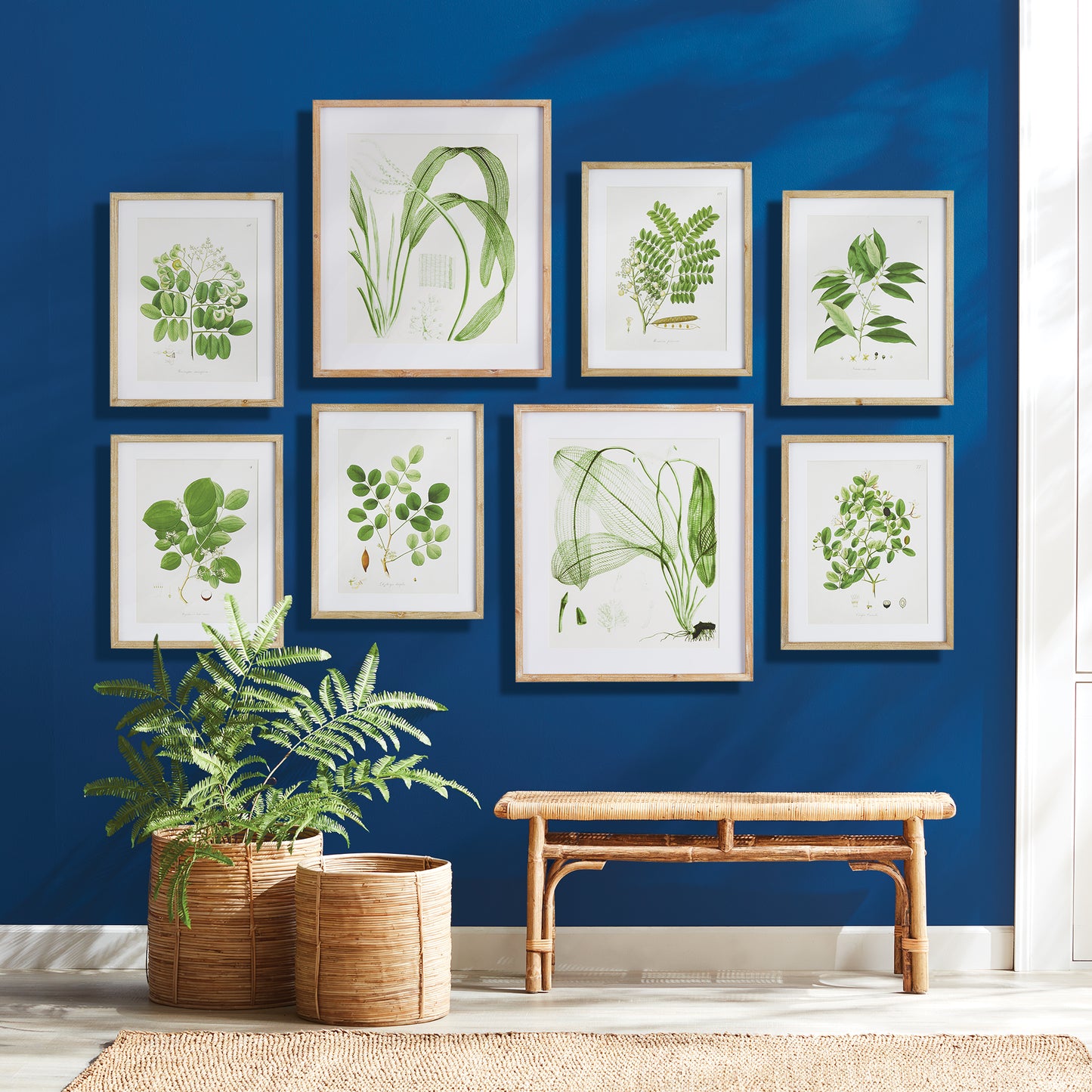 TREE LEAF STUDY, SET OF 6