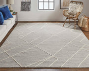 Euclid Collection By FEIZY | T8004 Gray/Ivory