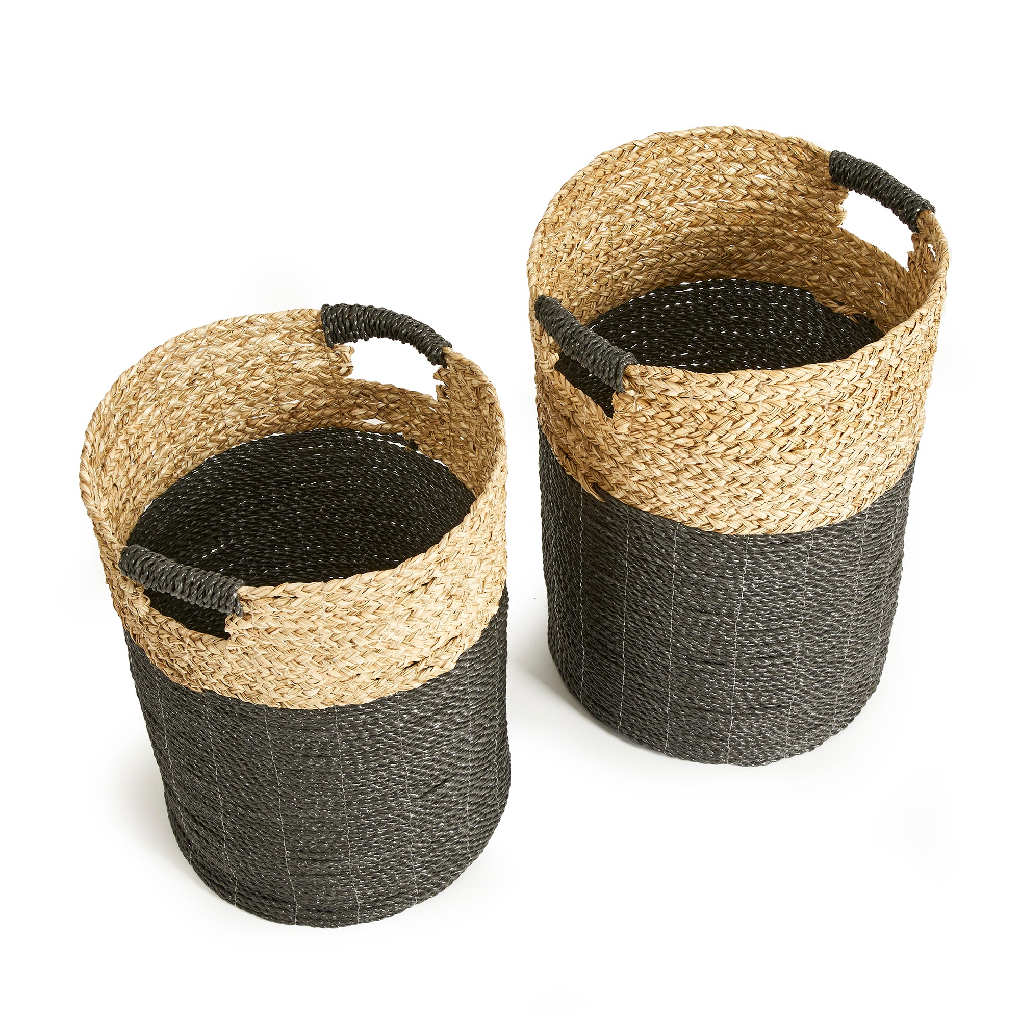 MADURA HAMPER BASKETS, SET OF 2
