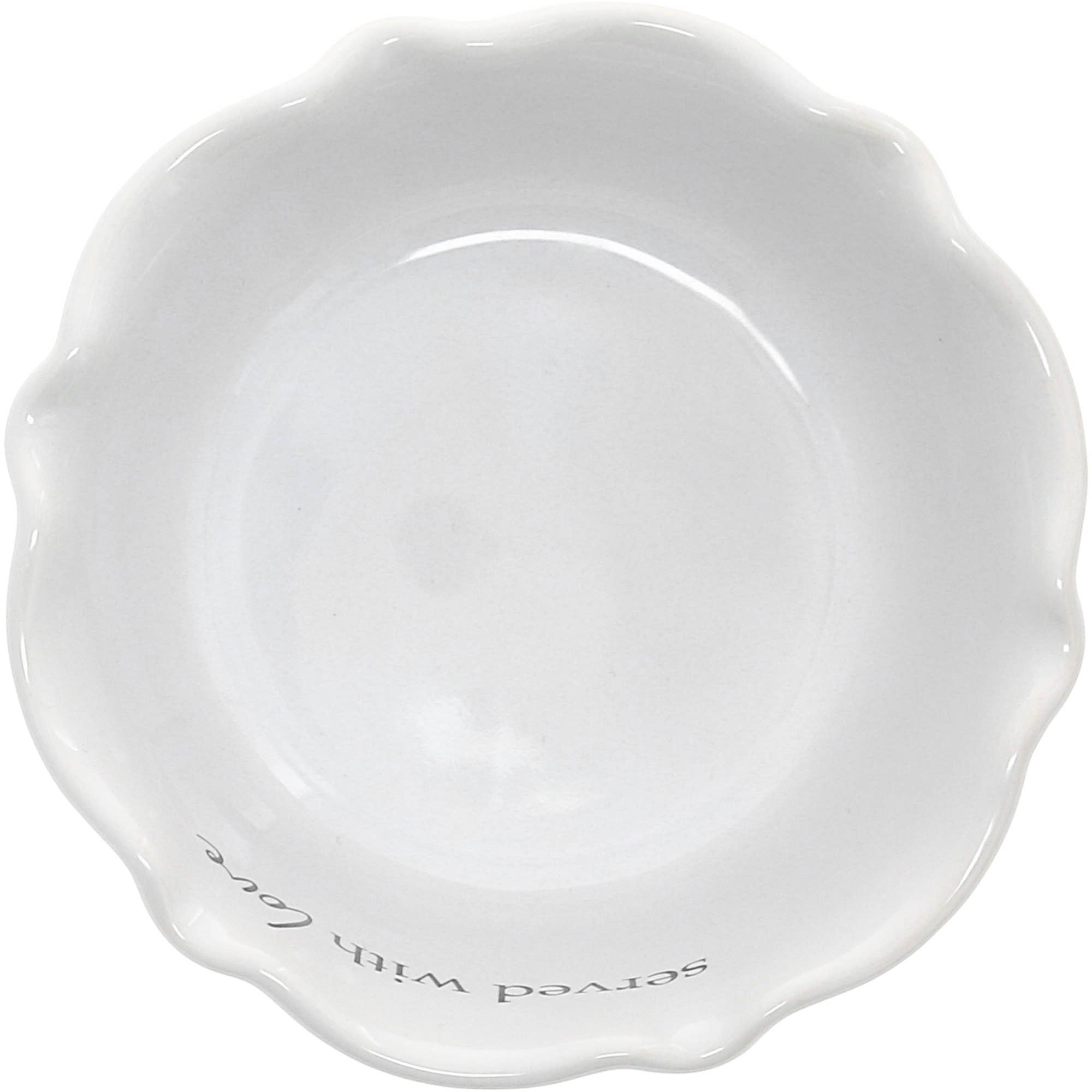 Love - 4.5" Ceramic Bowl with Bamboo Spoon