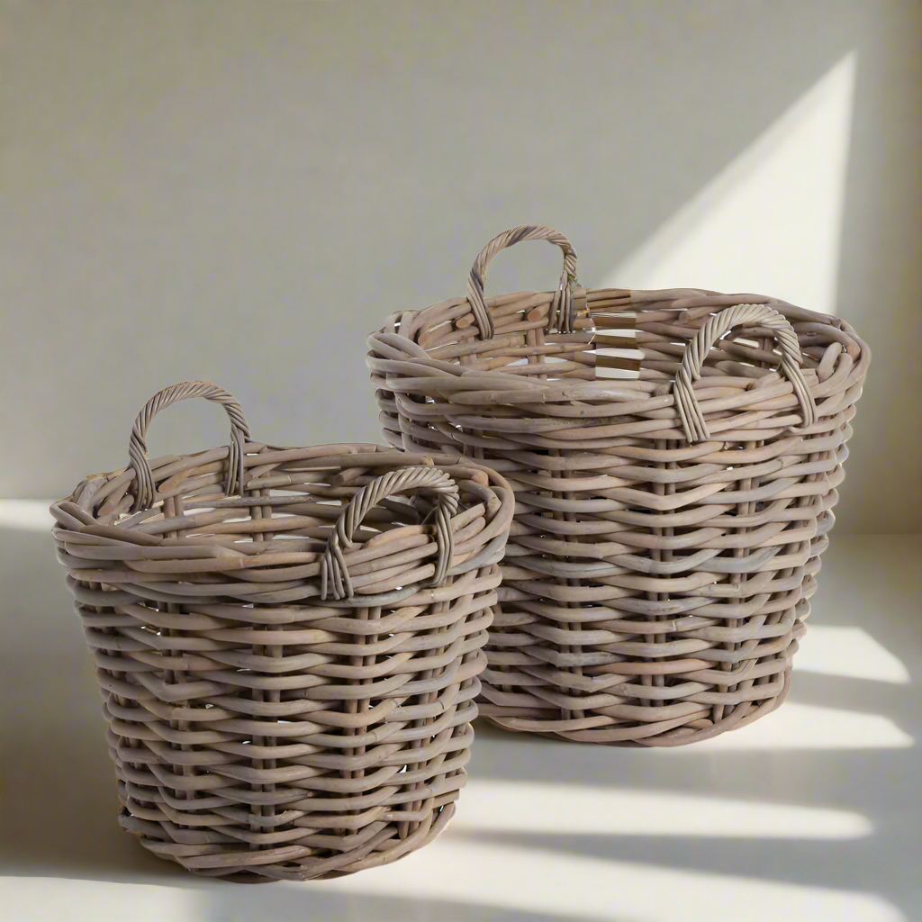 NORMANDY TREE BASKETS, SET OF 2
