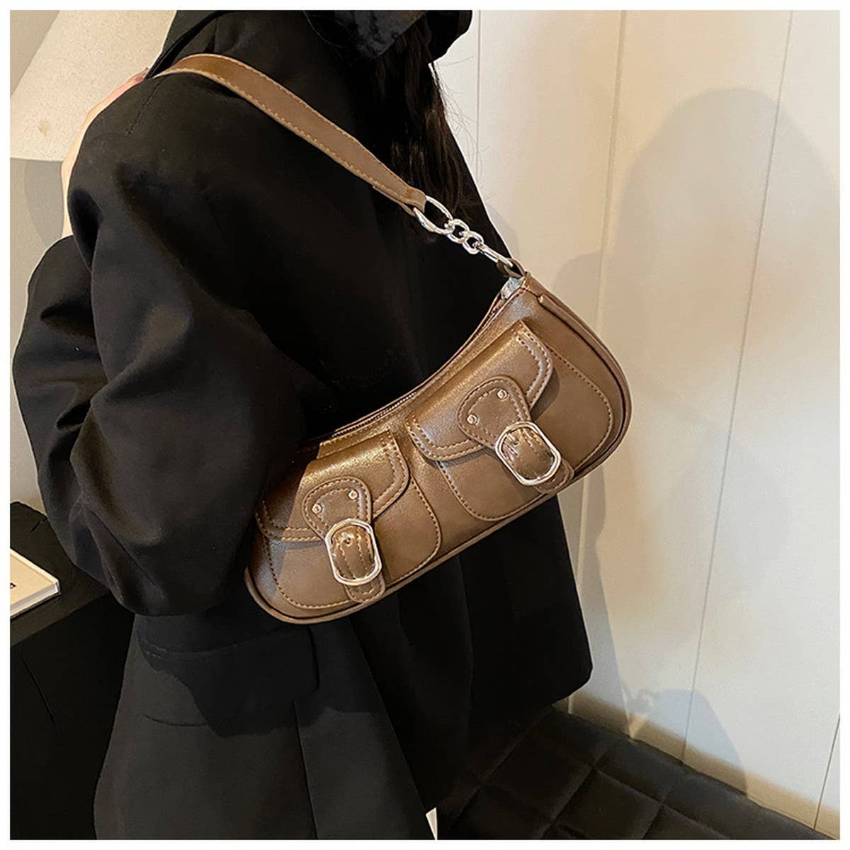 Fashion Mini Handbag – Versatile Crossbody Bag_CUAB00320: COFFEE / (OS) 1