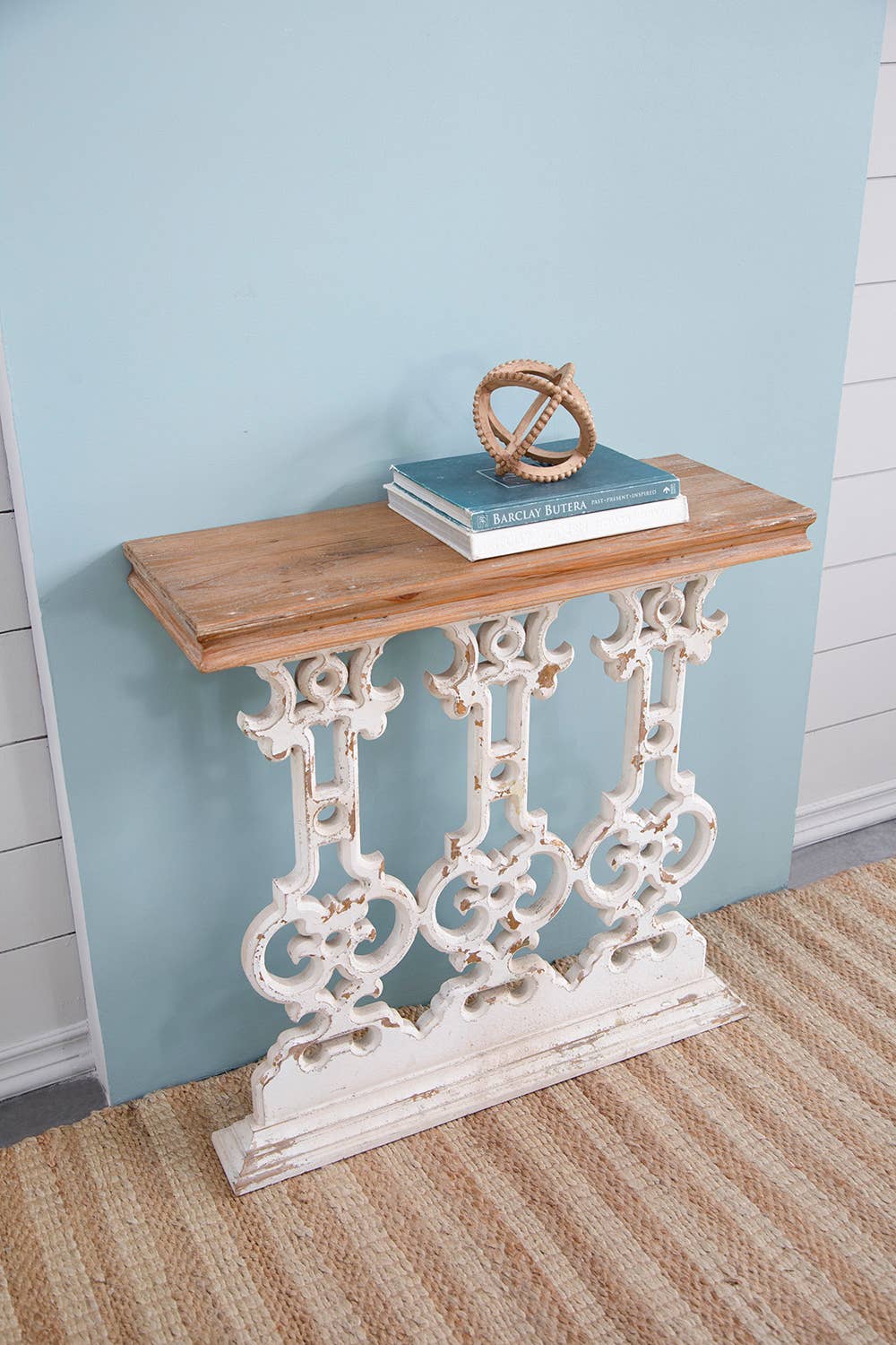 32x12x32" Rustic Fir Wood Console Table