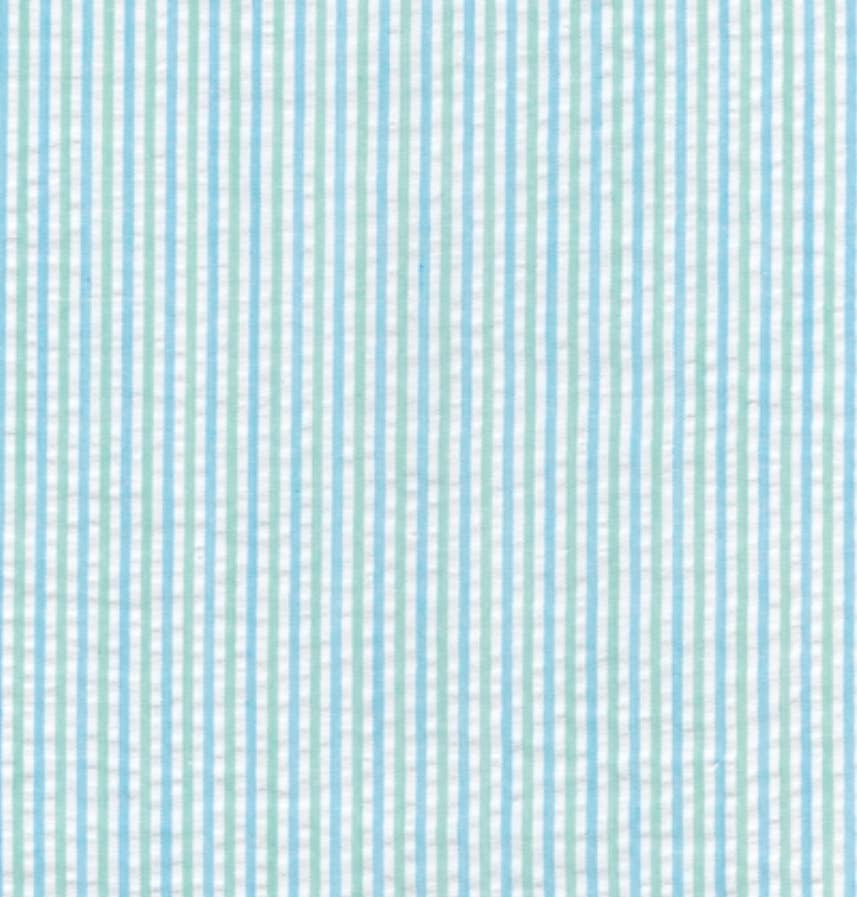 Seersucker Sash: Navy / 44 inches