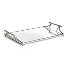 Load image into Gallery viewer, Daphne Mirrored Tray With Handles
