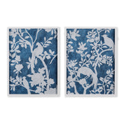 Aviary Cyano Prints, Set Of 2