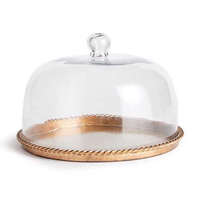 Braiden Tray With Cloche Large