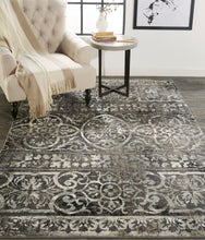 Load image into Gallery viewer, Kano Transitional Distressed, Gray/Ivory/Taupe, 10&#39;-2&quot; x 13&#39;-9&quot; Area Rug
