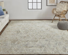 Load image into Gallery viewer, Elias Modern Abstract, Gray/Taupe, 3&#39;-6&quot; x 5&#39;-6&quot; Accent Rug
