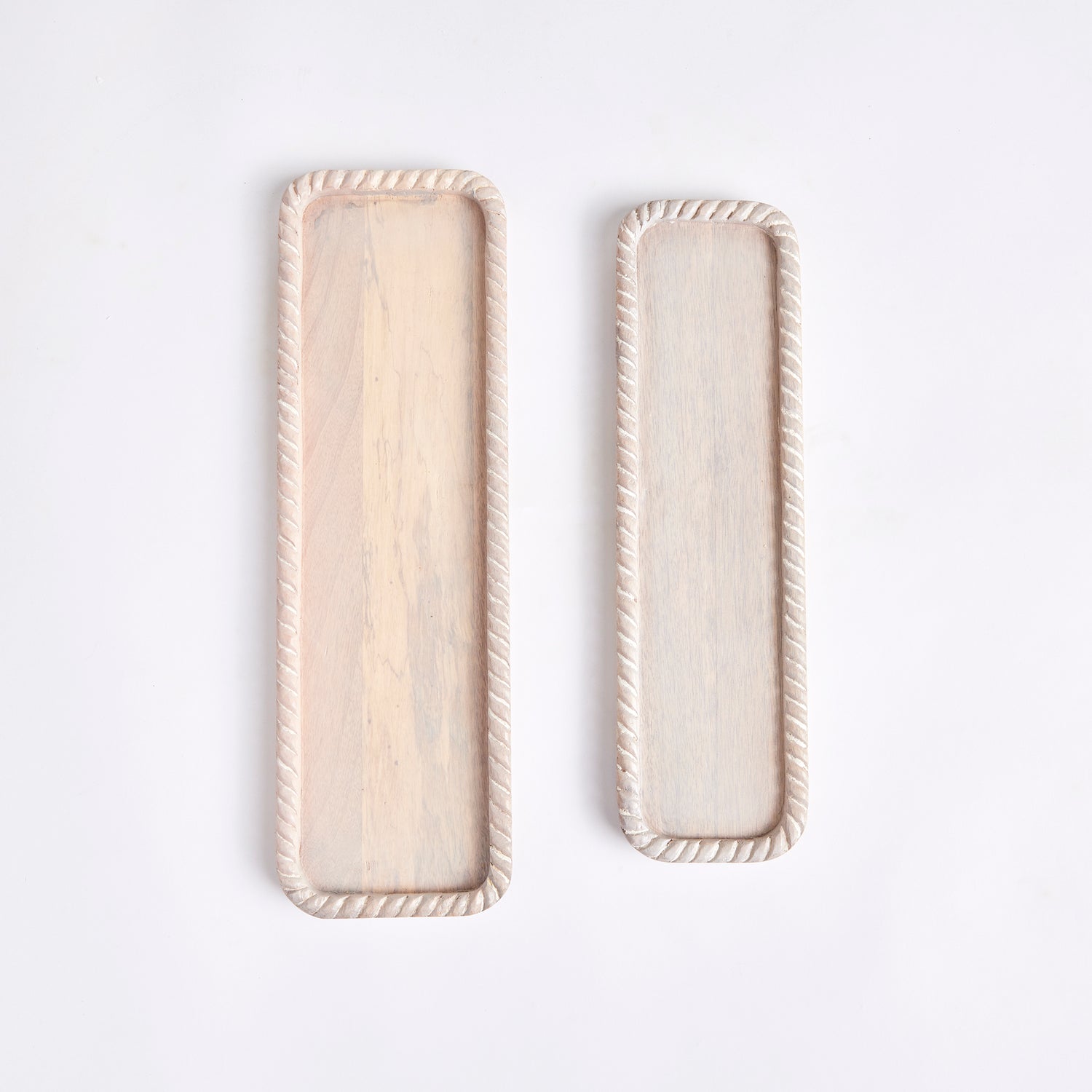 Langley Rectangular Trays, Set Of 2