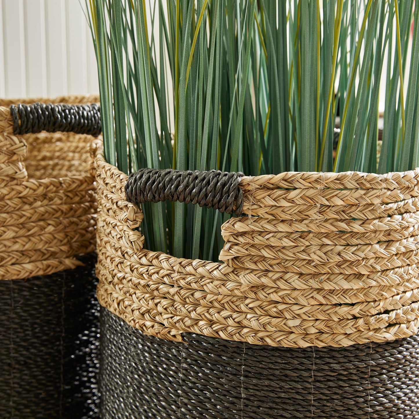 MADURA HAMPER BASKETS, SET OF 2