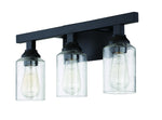 Craftmade - 53103-FB - Three Light Vanity - Chicago - Flat Black