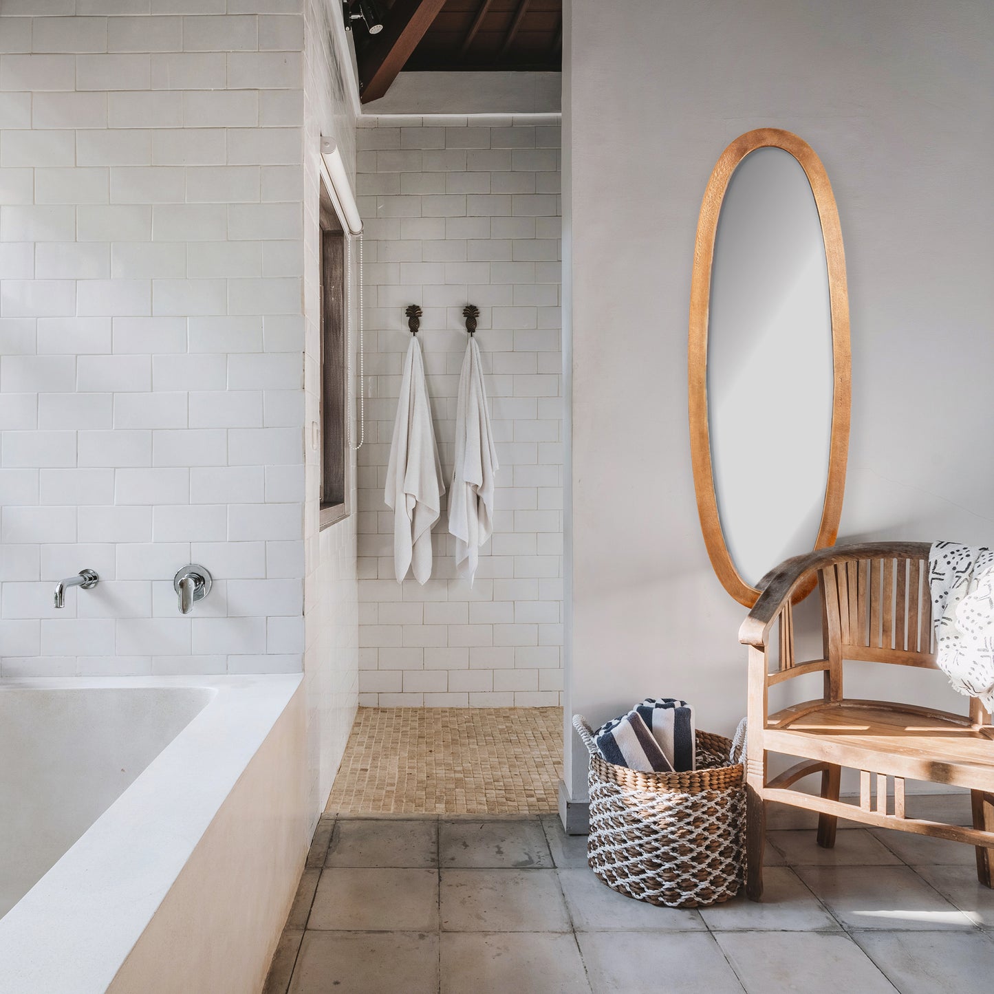 LAMELLE OVAL MIRROR