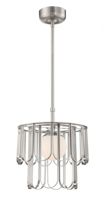 Craftmade - 54993-BNK - One Light Pendant - Melody - Brushed Polished Nickel