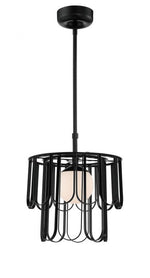 Craftmade - 54993-FB - One Light Pendant - Melody - Flat Black