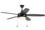 Craftmade - EPHA52FB5 - 52"Ceiling Fan - Phaze Energy Star 5 Blade - Flat Black