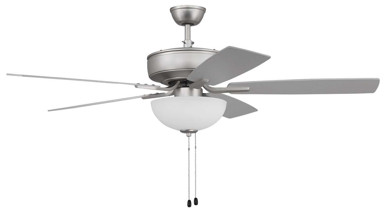 Craftmade - P211BN5-52BNGW - 52"Ceiling Fan - Pro Plus 211 - Brushed Satin Nickel