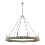 ELK Home - 32517/12 - 12 Light Chandelier - Abaca - Polished Nickel