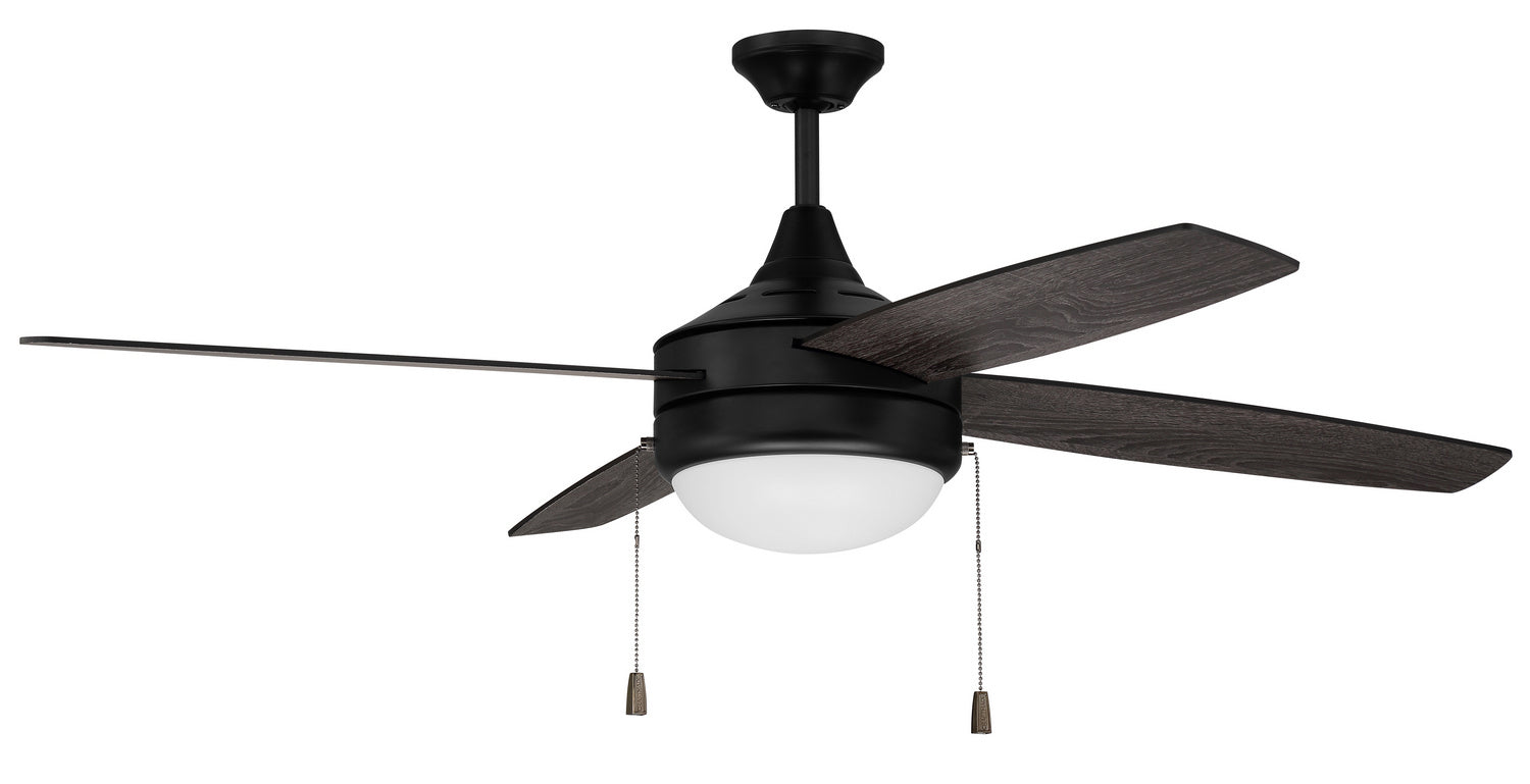 Craftmade - PHA52FB4 - 52"Ceiling Fan - Phaze 4 Blade - Flat Black