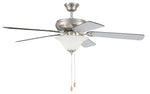 Craftmade - DCF52BNK5C1W - 52"Ceiling Fan - Decorator's Choice Bowl Light Kit - Brushed Polished Nickel