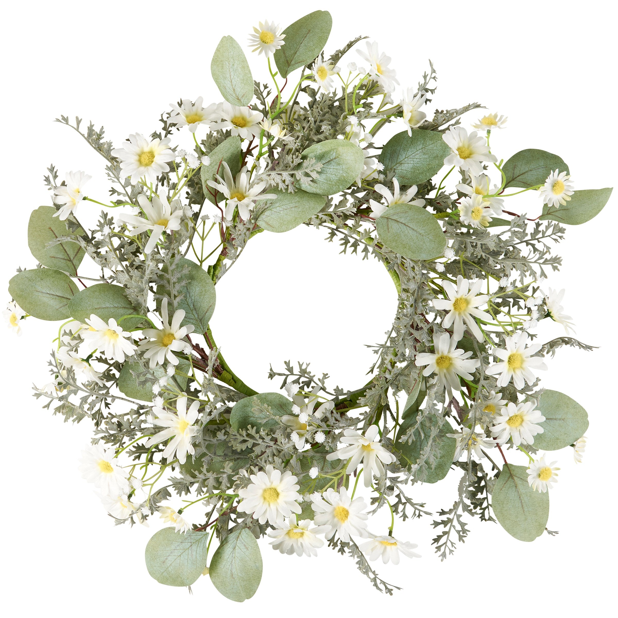 Daisy Mix Wreath
