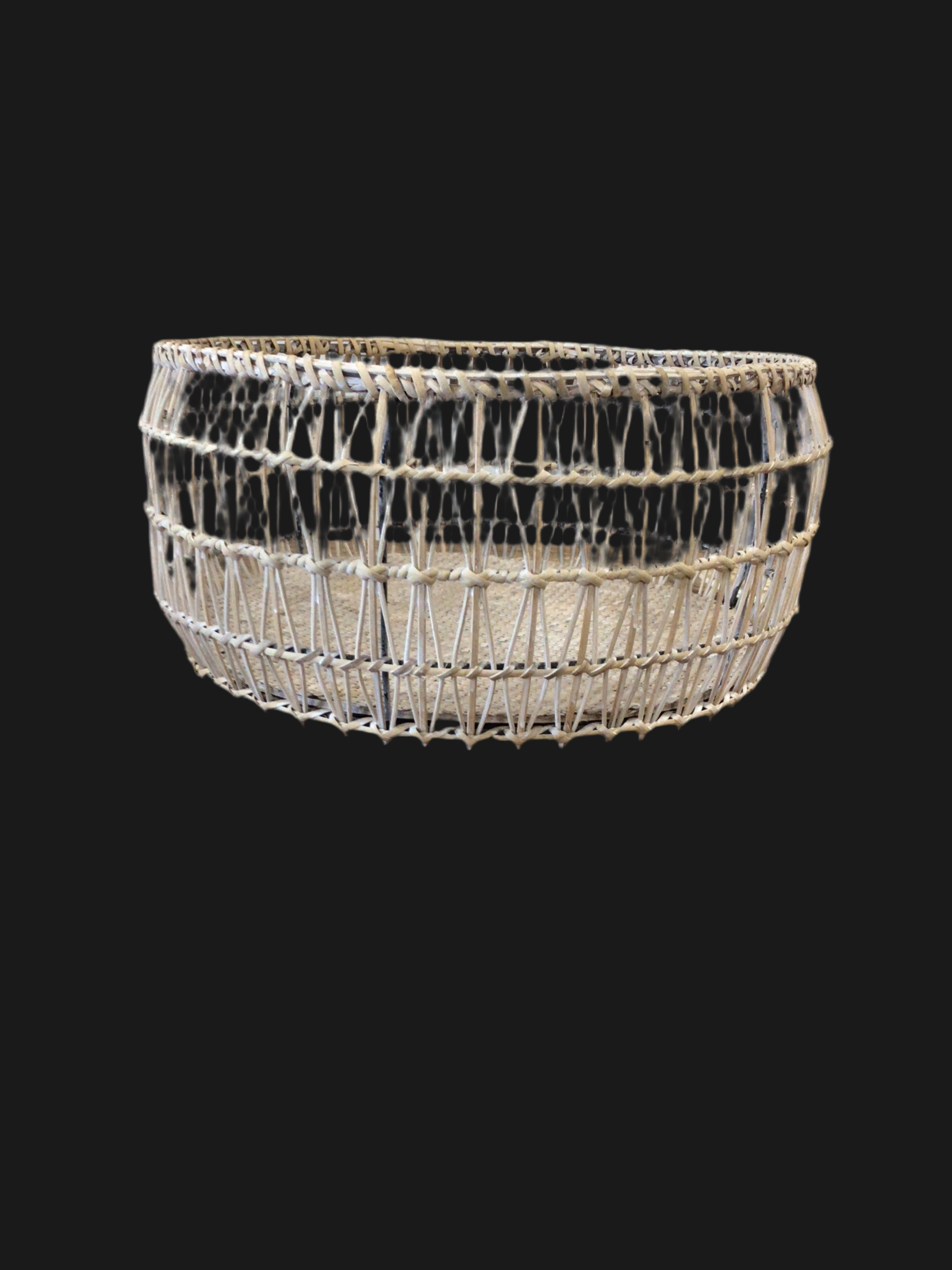 Rattan Round Basket - Lg