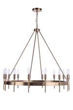 Craftmade - 54314-SB - 14 Light Chandelier - Larrson - Satin Brass