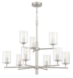 Craftmade - 55629-SN - Nine Light Chandelier - Hailie - Satin Nickel