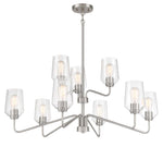 Craftmade - 56129-BNK - Nine Light Chandelier - Shayna - Brushed Polished Nickel