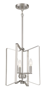 Craftmade - 56133-BNK - Three Light Foyer Pendant - Shayna - Brushed Polished Nickel