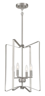 Craftmade - 56134-BNK - Four Light Foyer Pendant - Shayna - Brushed Polished Nickel